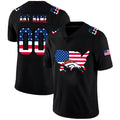 Custom1 Denver Broncos Football Black Limited Fashion Flag Stitched Jersey1  American Football Jerseys