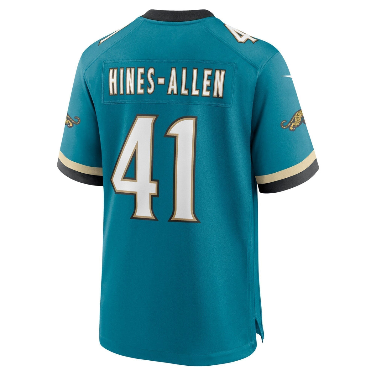 Josh Hines-Allen Jacksonville Jaguars  Prowler Throwback   Game Jersey - Teal