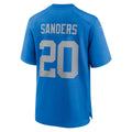 D.Lions #20 Barry Sanders Blue Alternate Game Jersey