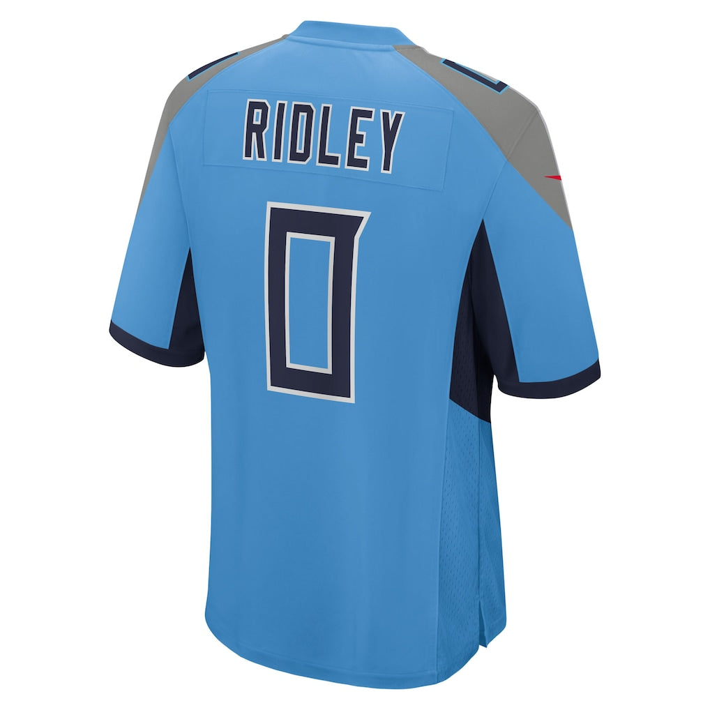 T.Titans  #0 Calvin Ridley Light Blue Team Game Jersey