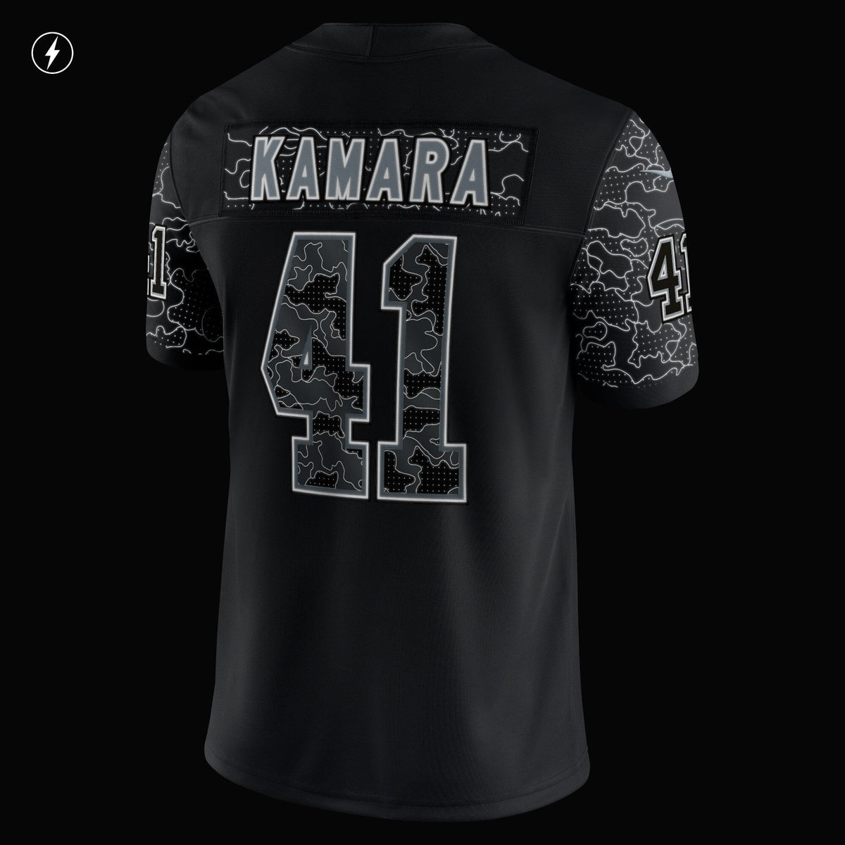 Alvin Kamara New Orleans Saints  RFLCTV Limited Jersey - Black