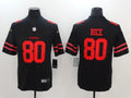 Men's San Francisco 49ers Jerry Rice Black Game Player Jersey