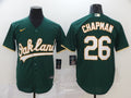 Men's Oakland Athletics Matt Chapman #26 Green Replica Baseball Jersey1
