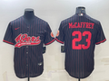 Men's San Francisco 49ers Christian McCaffrey Black Player Jersey Joint Edition