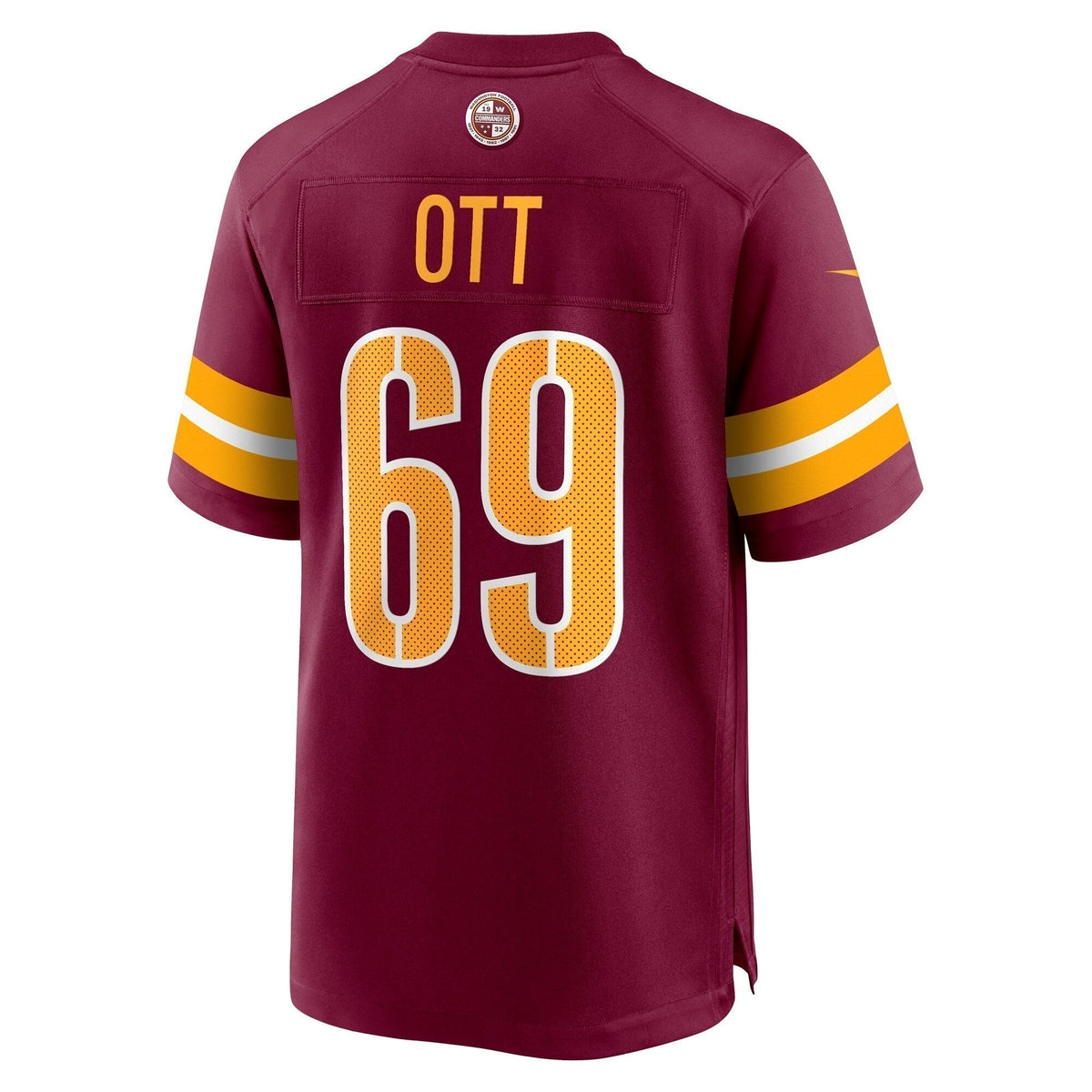 Tyler Ott Washington Commanders   Game Jersey -  Burgundy