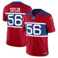 Lawrence Taylor New York Giants  Alternate Vapor F.U.S.E. Retired   Limited Jersey - Century Red