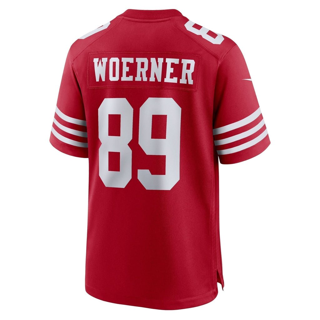 Charlie Woerner San Francisco 49ers   Game Jersey -  Scarlet