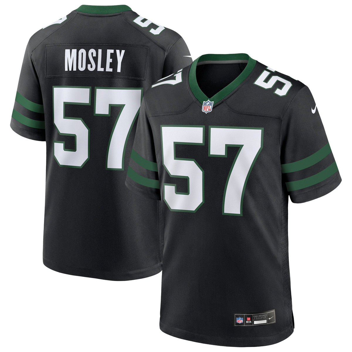 C.J. Mosley New York Jets  Alternate Game Jersey - Legacy Black