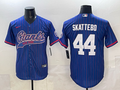 Men's New York Giants Cam Skattebo Royal Player Jersey
