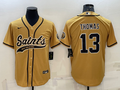Men's New Orleans Saints Michael Thomas Yellow Game Jersey Joint Edition