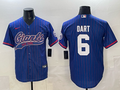 Men's New York Giants Jaxson Dart Royal Player Jersey
