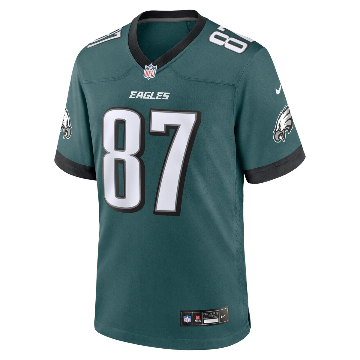 C.J. Uzomah Philadelphia Eagles  Team Game Jersey - Midnight Green