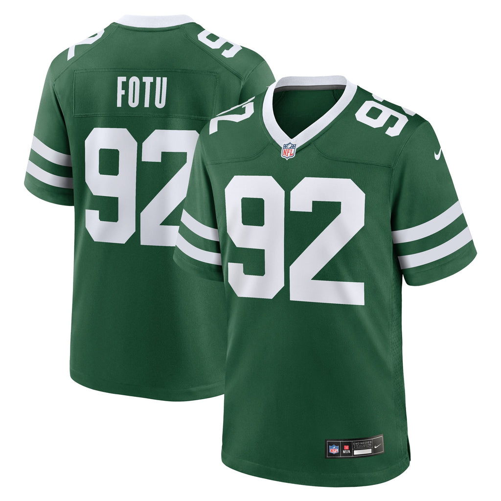 Leki Fotu New York Jets  Team Game Jersey - Legacy Green