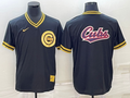 Men's Chicago Cubs1 Black Alternate Replica Team Jersey