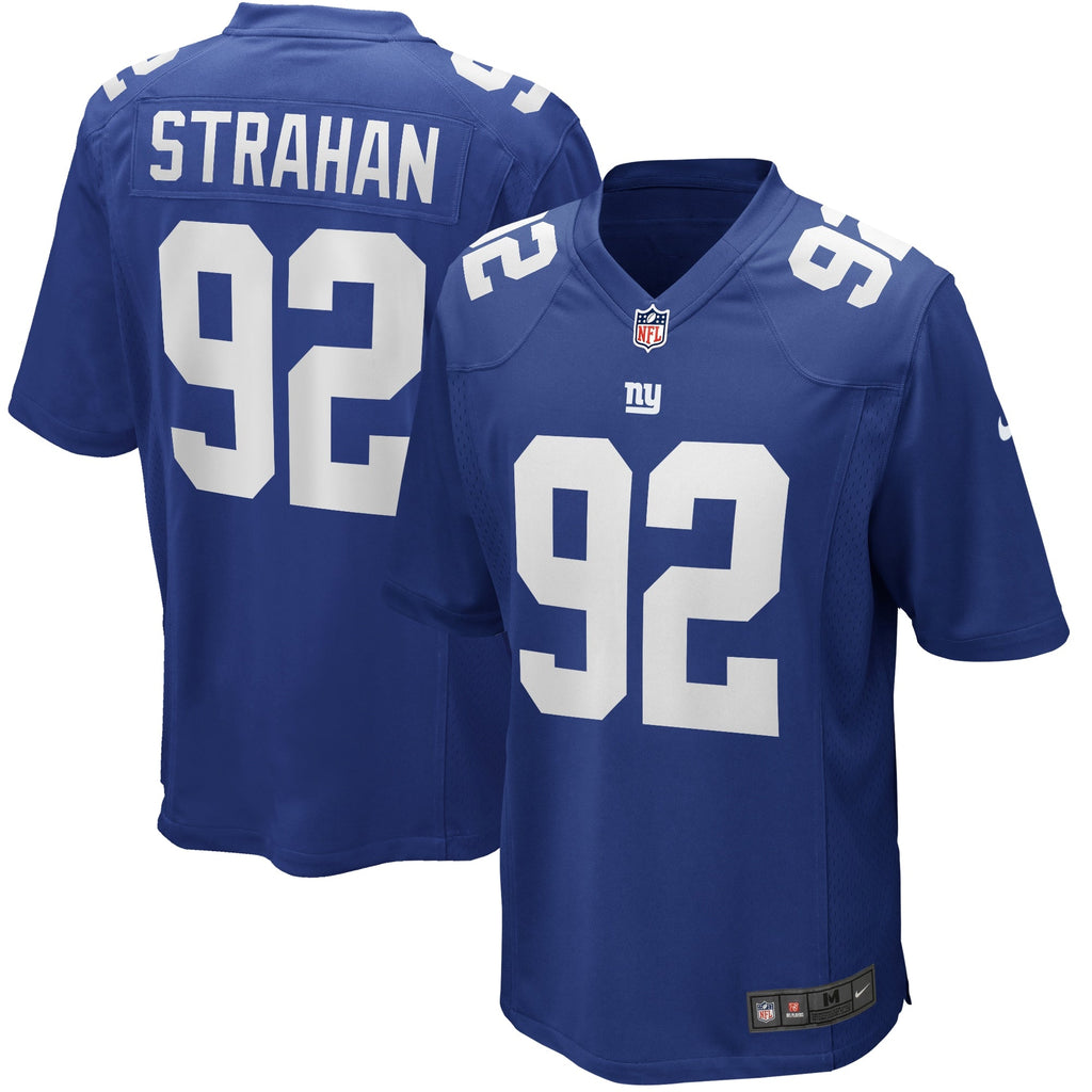 Michael Strahan New York Giants  Game Retired   Jersey - Royal