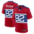 Michael Strahan New York Giants  Alternate Retired   Game Jersey - Century Red