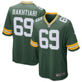 David Bakhtiari Green Bay Packers  Game   Jersey - Green