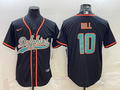 Men's Miami Dolphins Tyreek Hill Black Game Jersey Joint Edition
