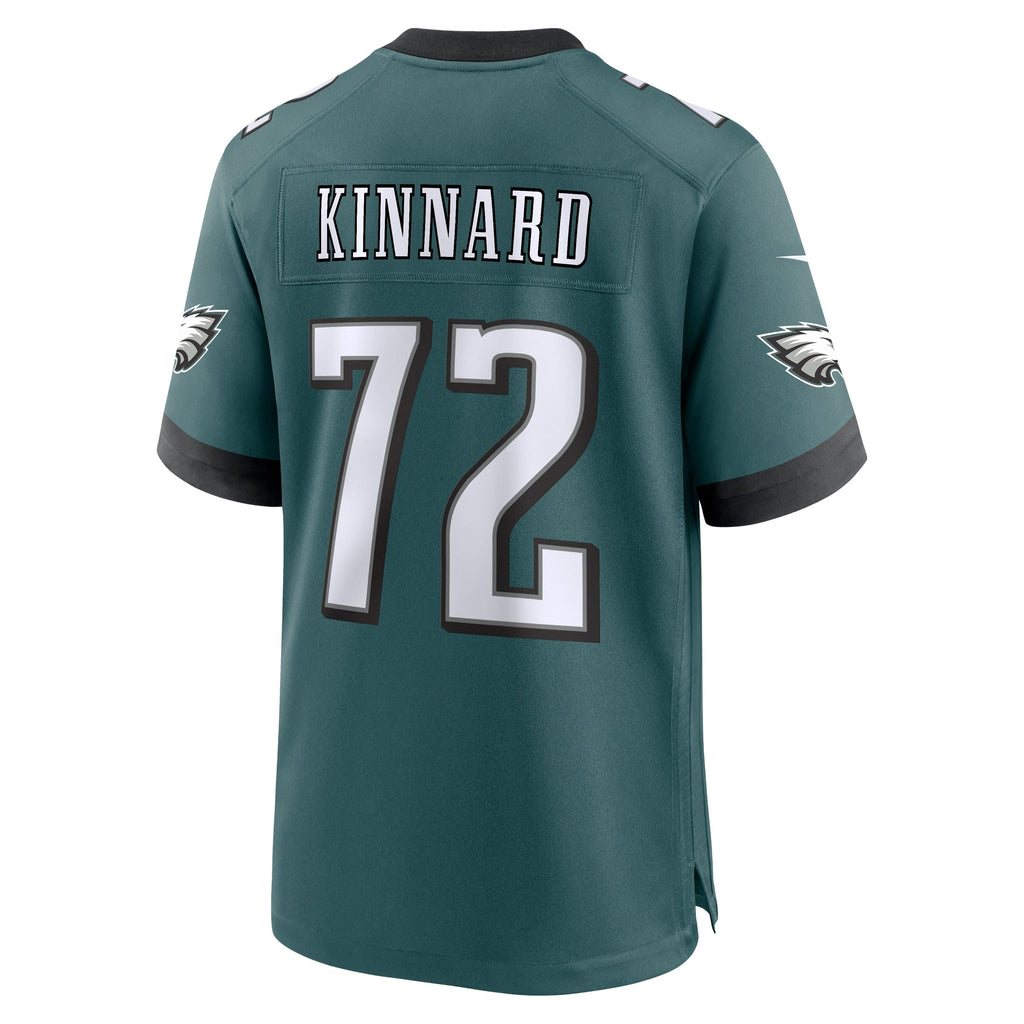 Darian Kinnard Philadelphia Eagles  Team Game Jersey - Midnight Green