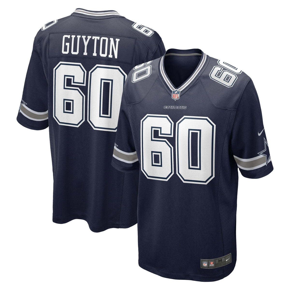 Tyler Guyton Dallas Cowboys  2024 NFL Draft First Round Pick   Game Jersey - Navy