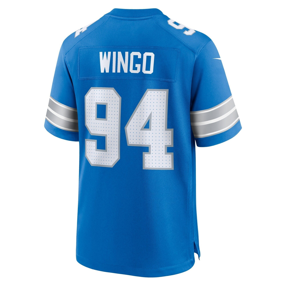 Mekhi Wingo Detroit Lions  Team Game Jersey -  Blue