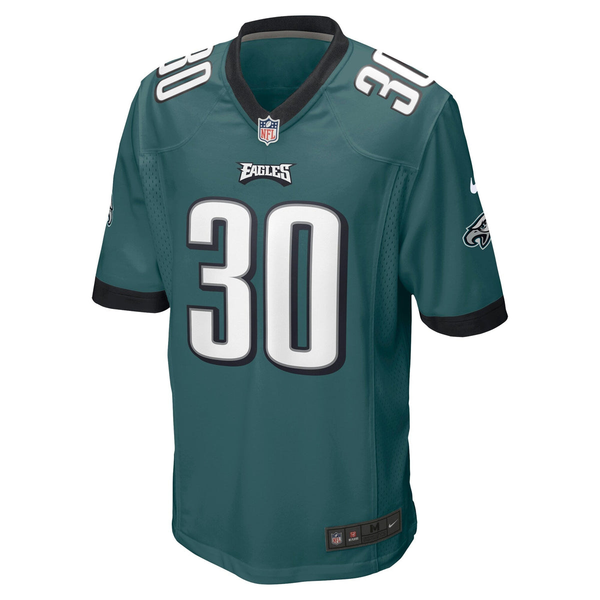Justin Evans Philadelphia Eagles  Game   Jersey - Midnight Green