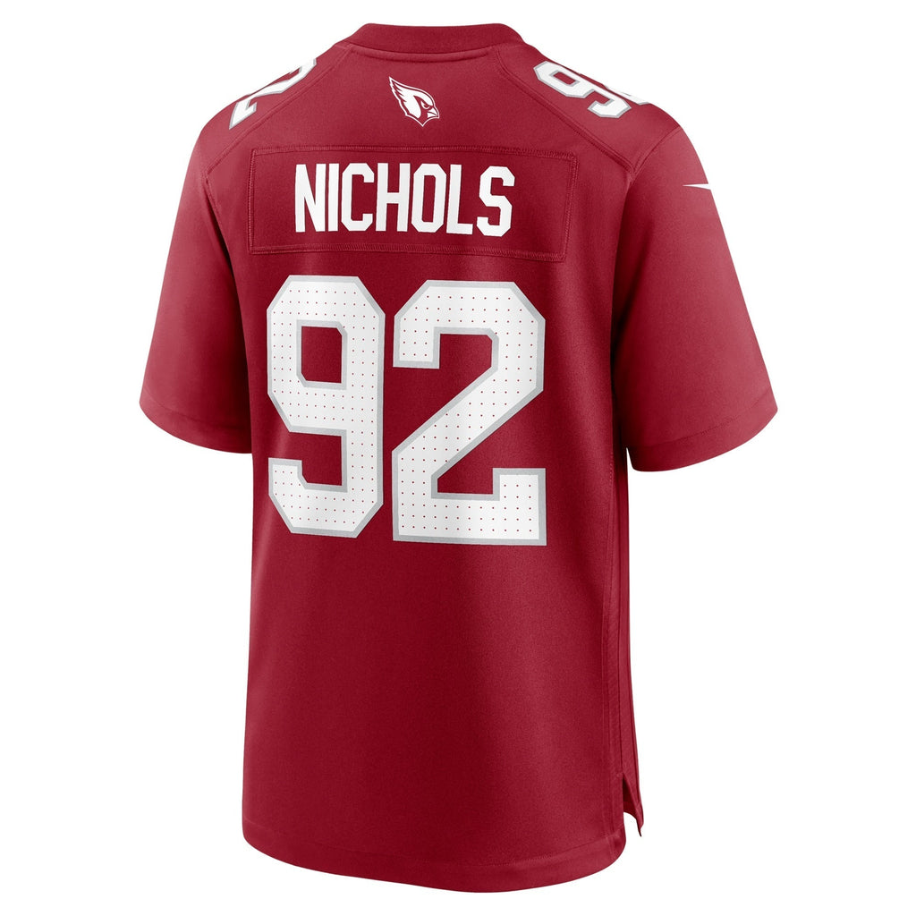 Bilal Nichols Arizona Cardinals  Team Game Jersey -  Cardinal