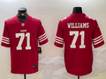 Men's San Francisco 49ers Trent Williams Scarlet Game Player Jersey