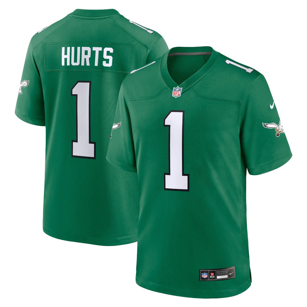 Jalen Hurts Philadelphia Eagles  Alternate Game   Jersey - Kelly Green