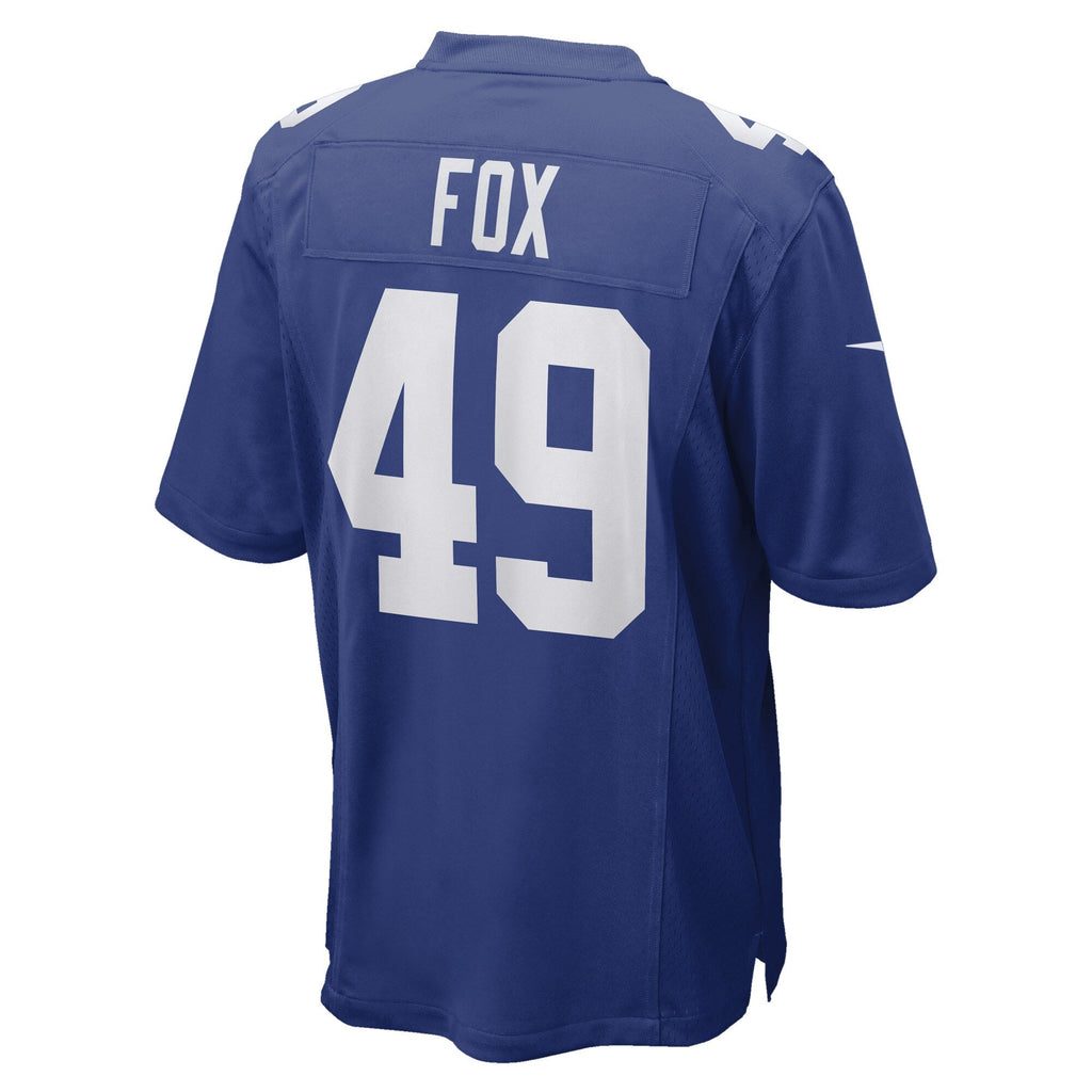 Tomon Fox New York Giants  Game   Jersey - Royal