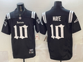 Men's New England Patriots Drake Maye #10 Black Player Game Jersey