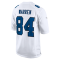 IN.Colts #84 Tyler Warren Tundra White Fashion Game Jersey