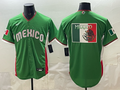 Men's Mexico Baseball Green 2026 World Baseball Classic Team Jersey