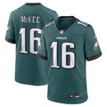 Tanner McKee Philadelphia Eagles  Team Game Jersey - Midnight Green