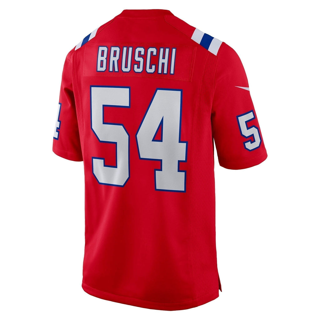 Tedy Bruschi New England Patriots  Retired   Alternate Game Jersey - Red