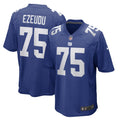Joshua Ezeudu New York Giants  Game   Jersey - Royal