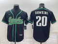 Men's Philadelphia Eagles Brian Dawkins Black Game Jersey Joint Edition