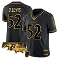 Men Ravens 2024 Gold Vapor Limited Jersey  All Stitched