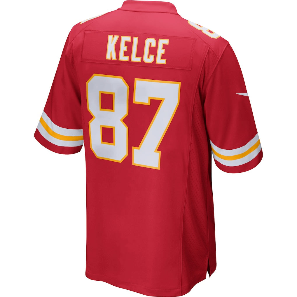 KC.Chiefs #87 Travis Kelce Red Game Jersey