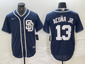 Men's San Diego Padres Manny Machado #13 Navy Limited Player Jersey1