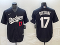 Men's Los Angeles Dodgers Shohei Ohtani Black Replica Game Jersey