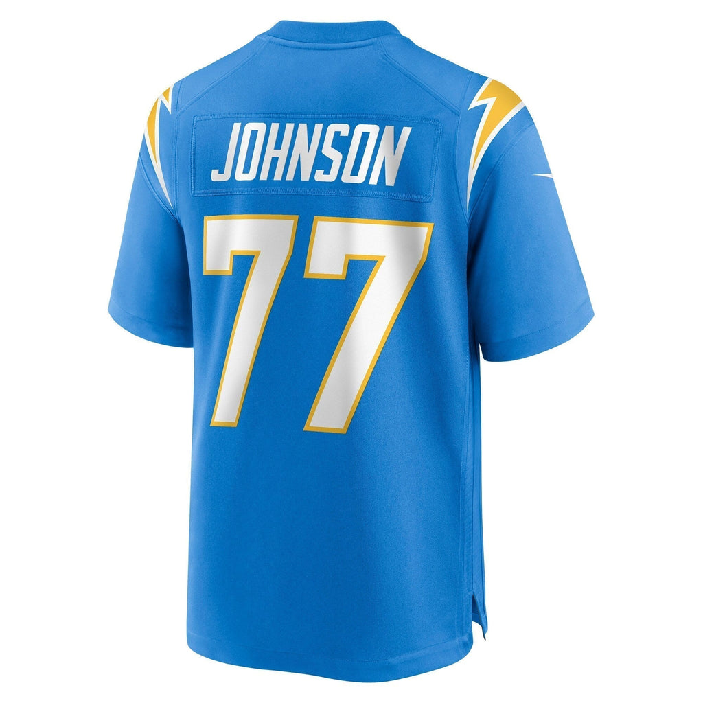 Zion Johnson Los Angeles Chargers    Game Jersey - Powder Blue