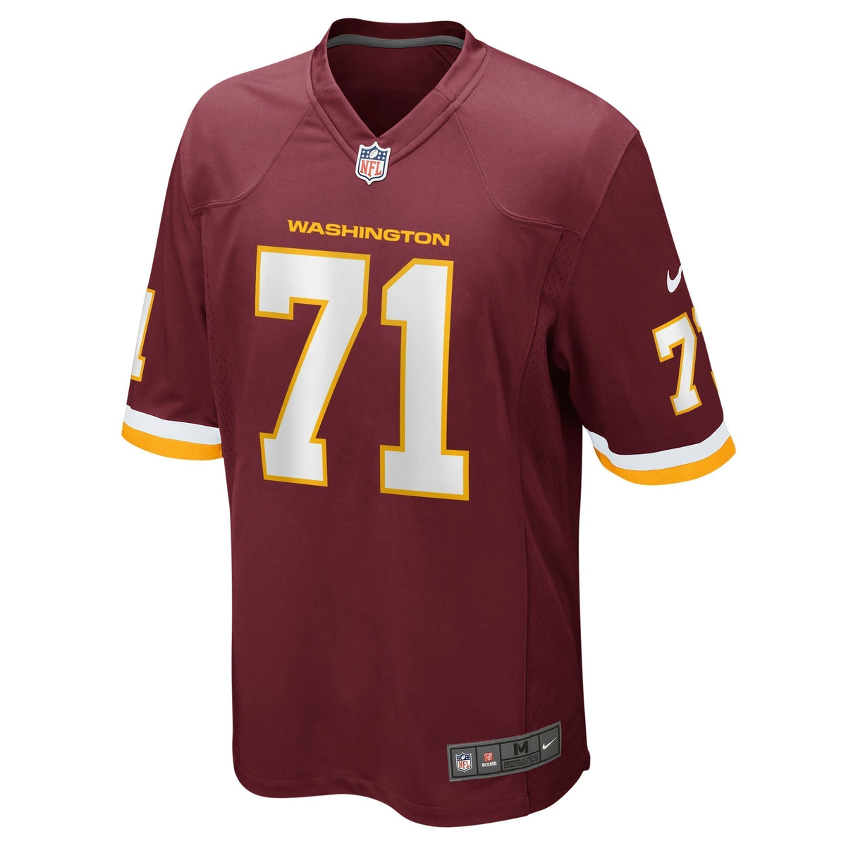 Wes Schweitzer Washington Football Team  Game   Jersey - Burgundy