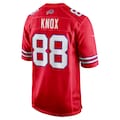 Men's Buffalo Bills Dawson Knox  Red Alternate Game Jersey