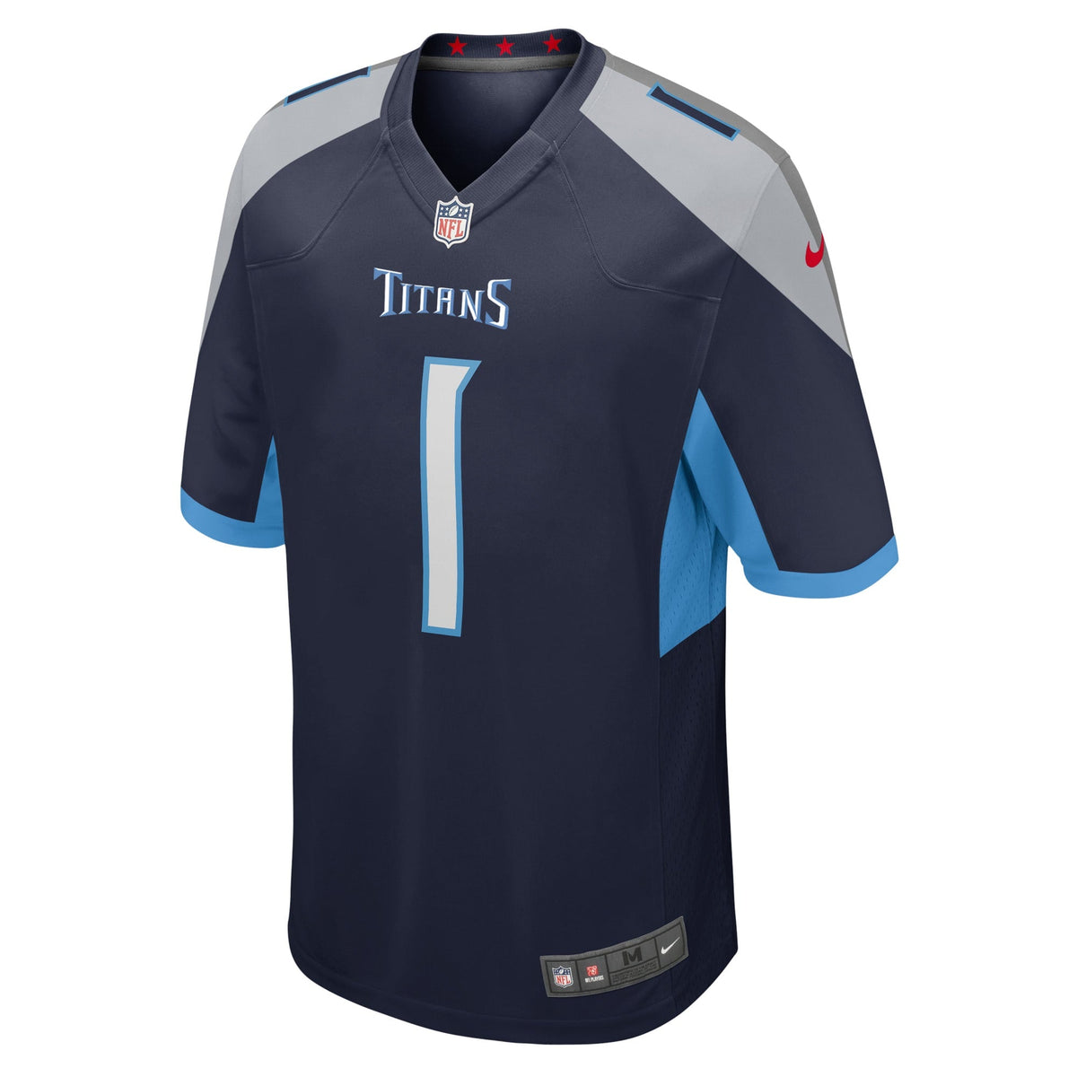 Number 1 Groom Tennessee Titans  Game Jersey - Navy