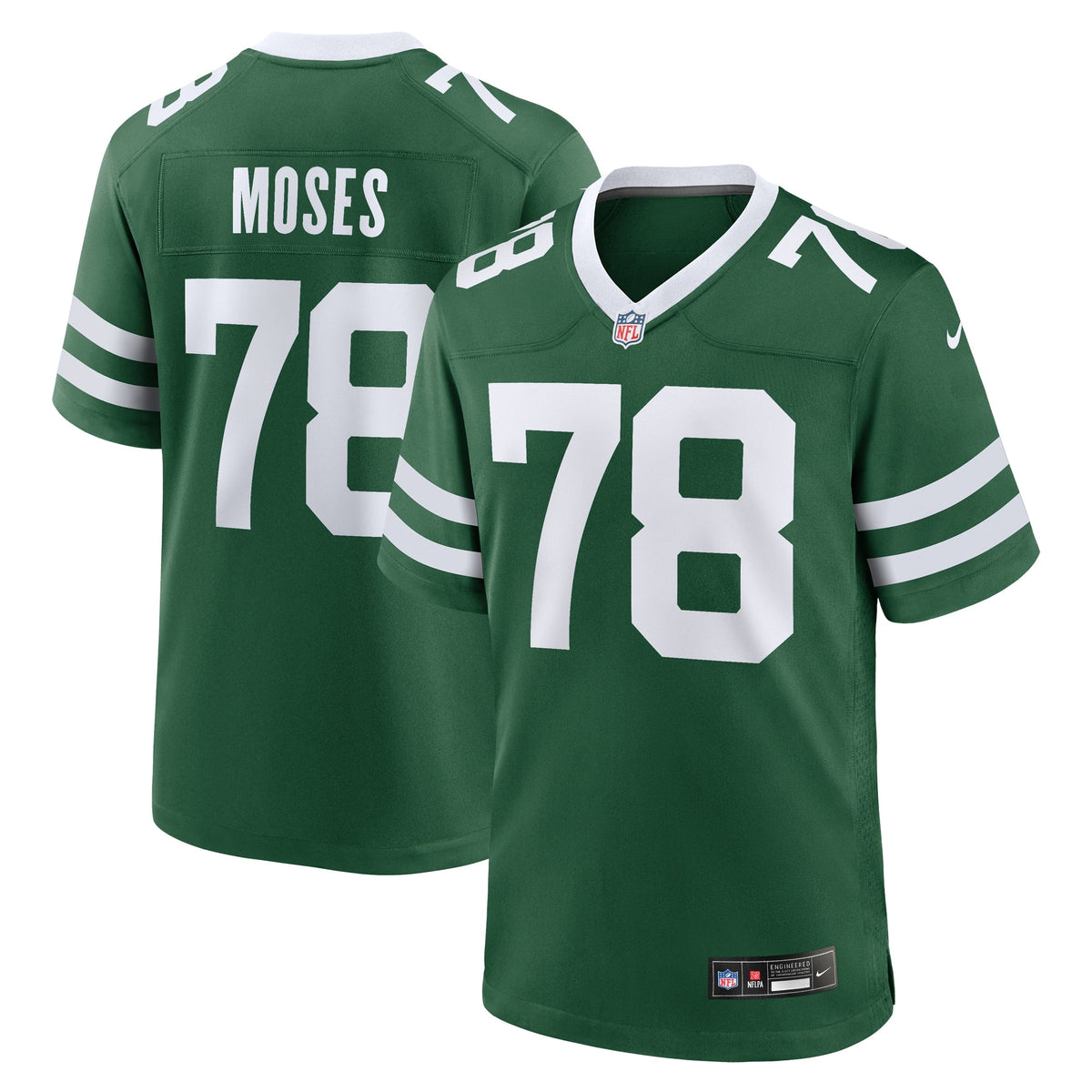 Morgan Moses New York Jets  Game Jersey - Legacy Green