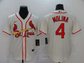 Men's St. Louis Cardinals Yadier Molina  Cream Alternate Jersey Beige