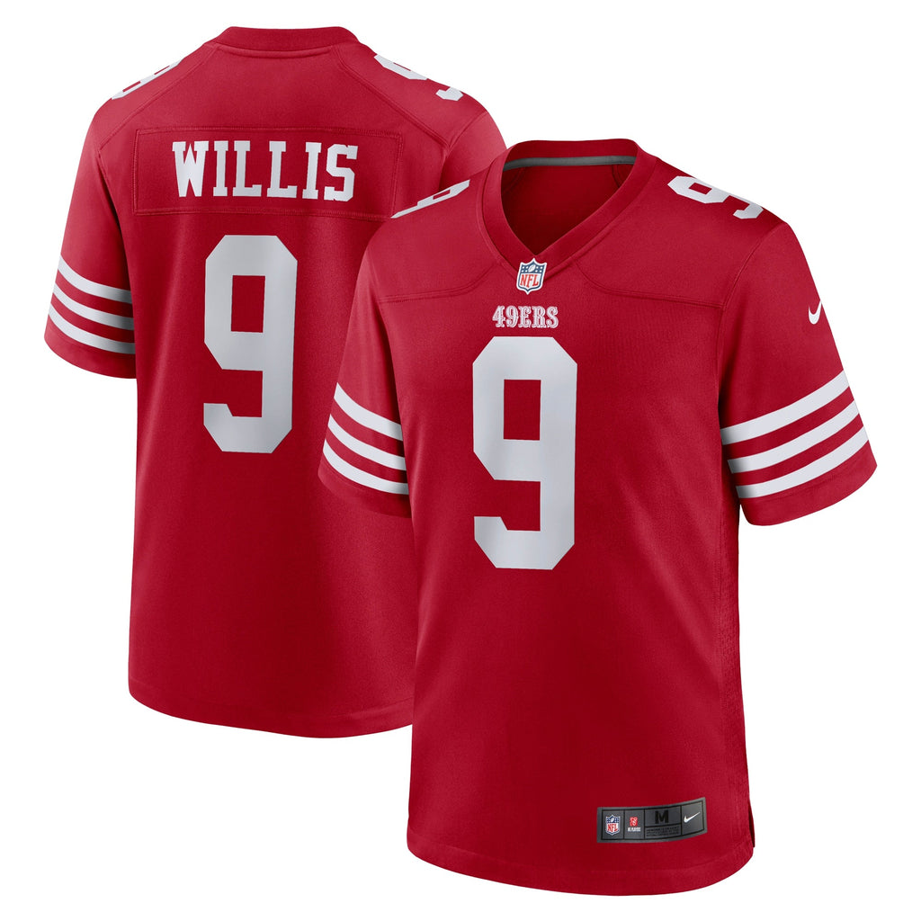 Brayden Willis San Francisco 49ers  Team Game Jersey - Scarlet