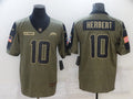 Men's Los Angeles Chargers Justin Herbert Brown Game Jersey