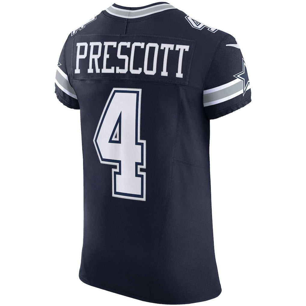 D.Cowboys #4 Dak Prescott Navy Vapor F.U.S.E. Elite Jersey